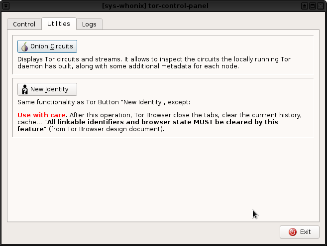 Tor Controller GUI Utilities