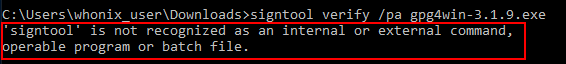 File:Signtool command not recognized.png