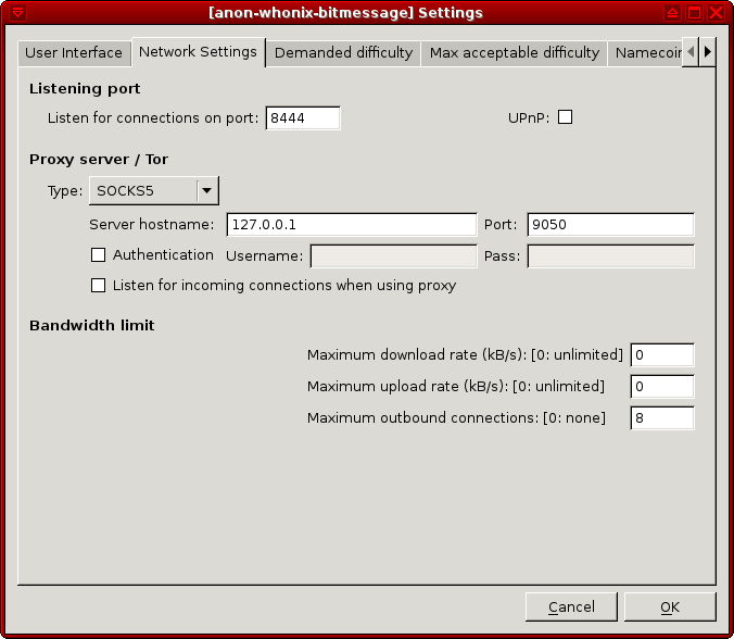 File:Bitmessage configure networking.png