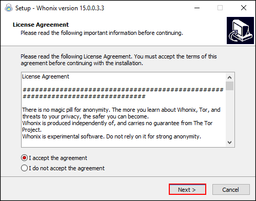 File:Whonix windows installer license agreement.png