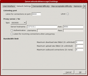 Bitmessage configure networking.png